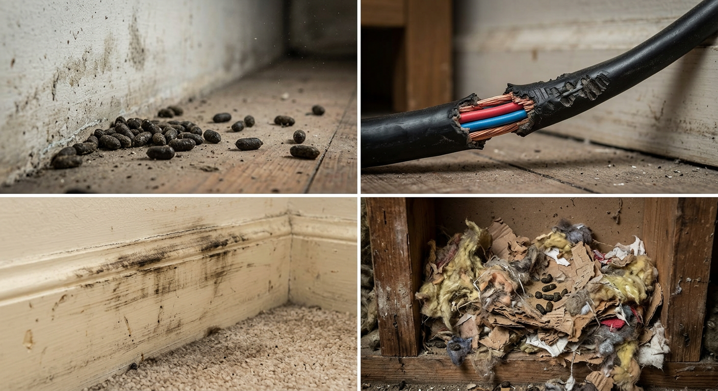 Признаки крыс в доме