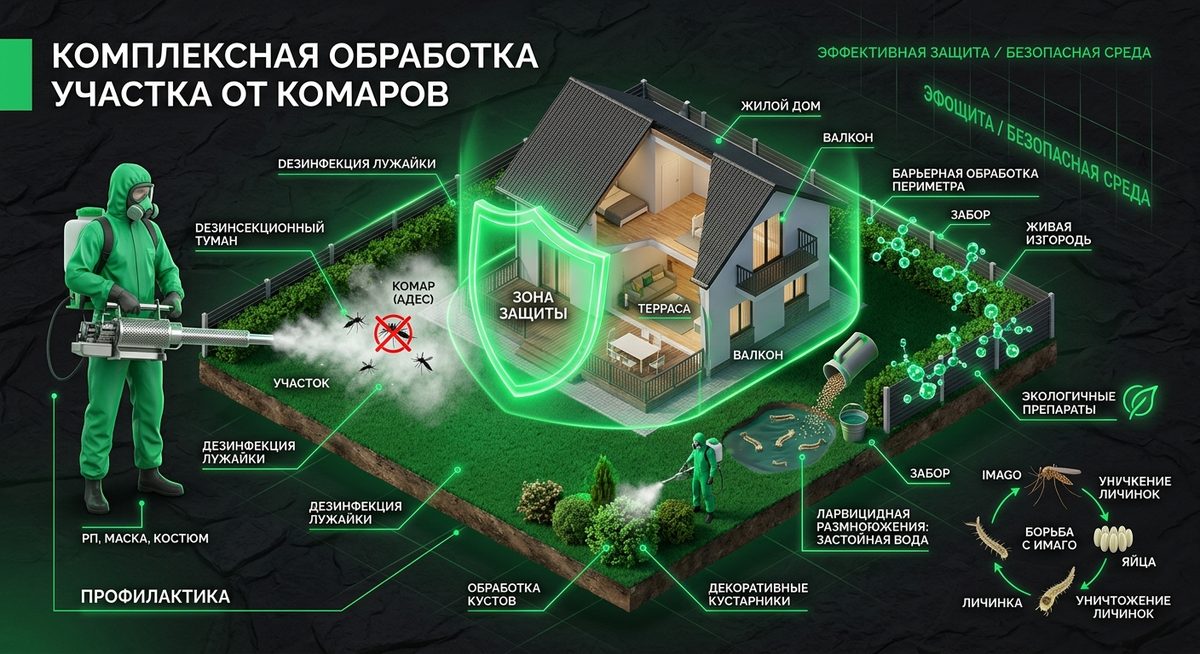 3D-визуализация обработки помещения