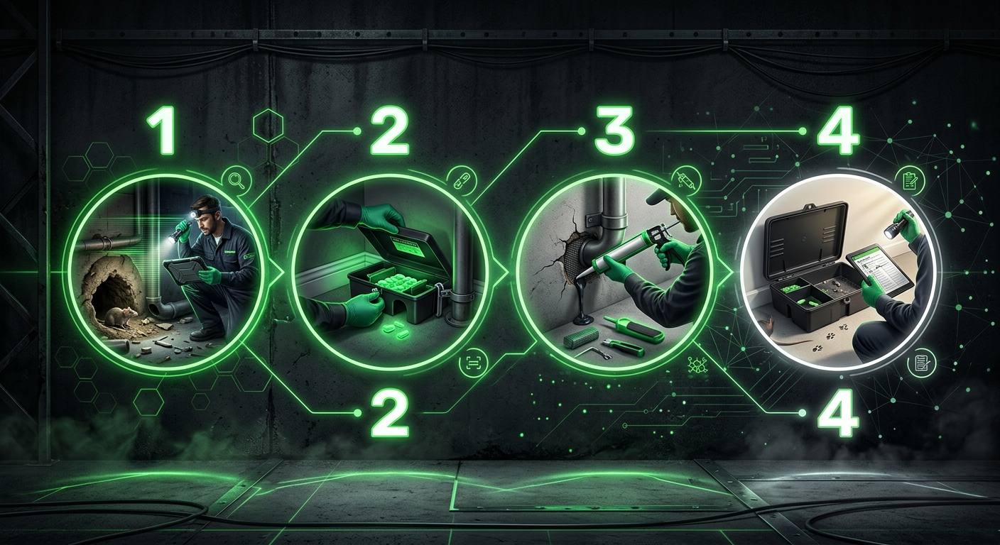 Дератизация — Этапы дератизации — от заявки до гарантии в Казани