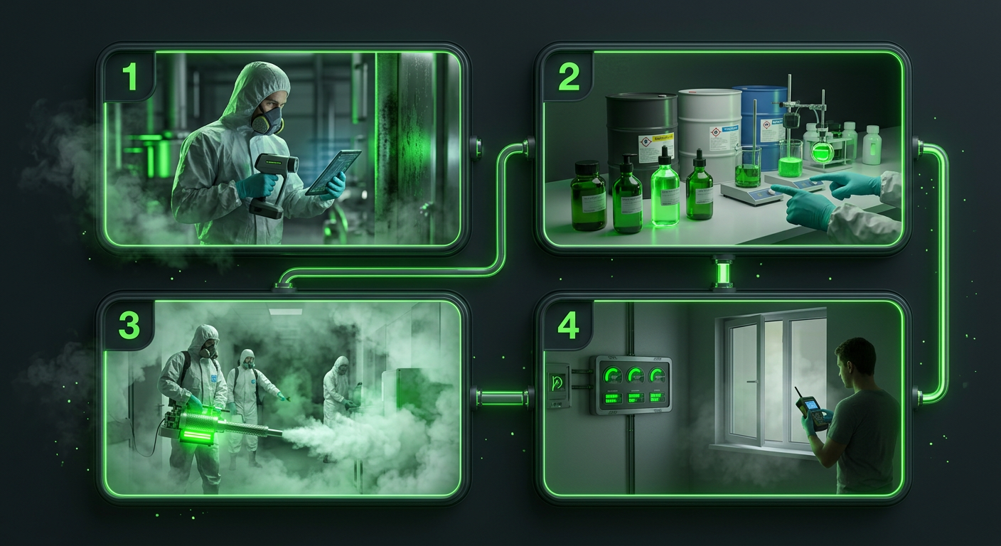 Дезинфекция — Этапы дезинфекции — от заявки до гарантии в Казани