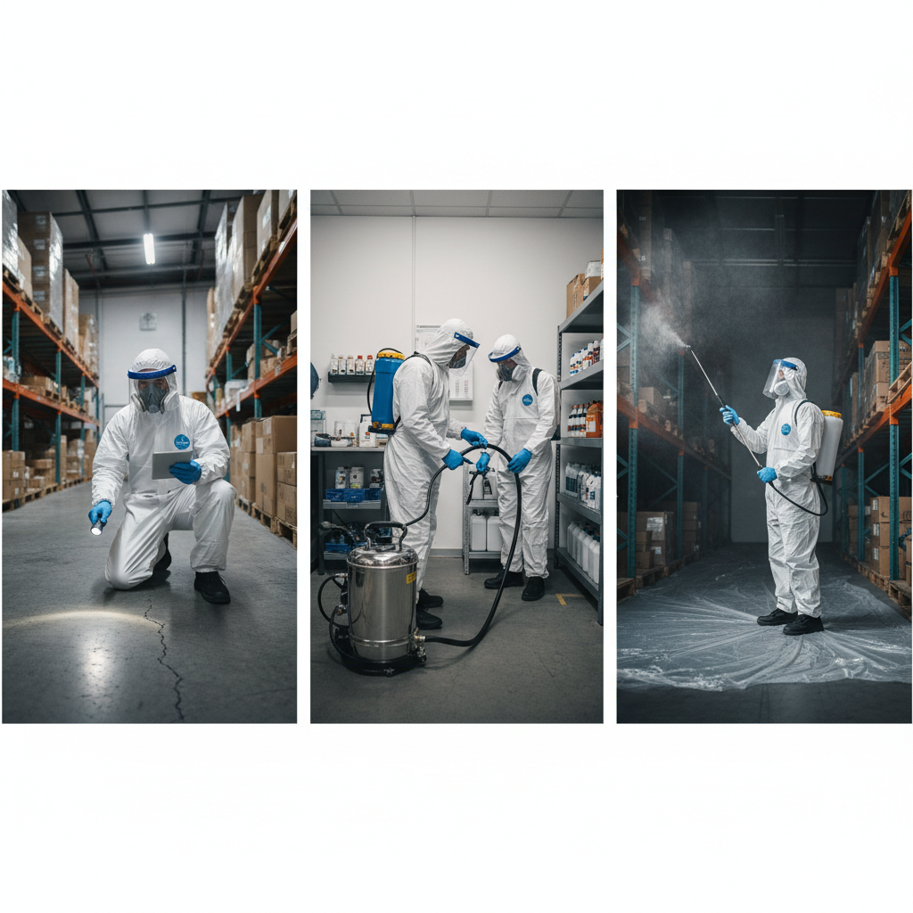 Дезинсекция — Этапы дезинсекция — от заявки до гарантии