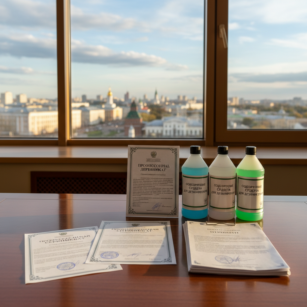 Дезинфекция — Сертифицированные средства дезинфекции