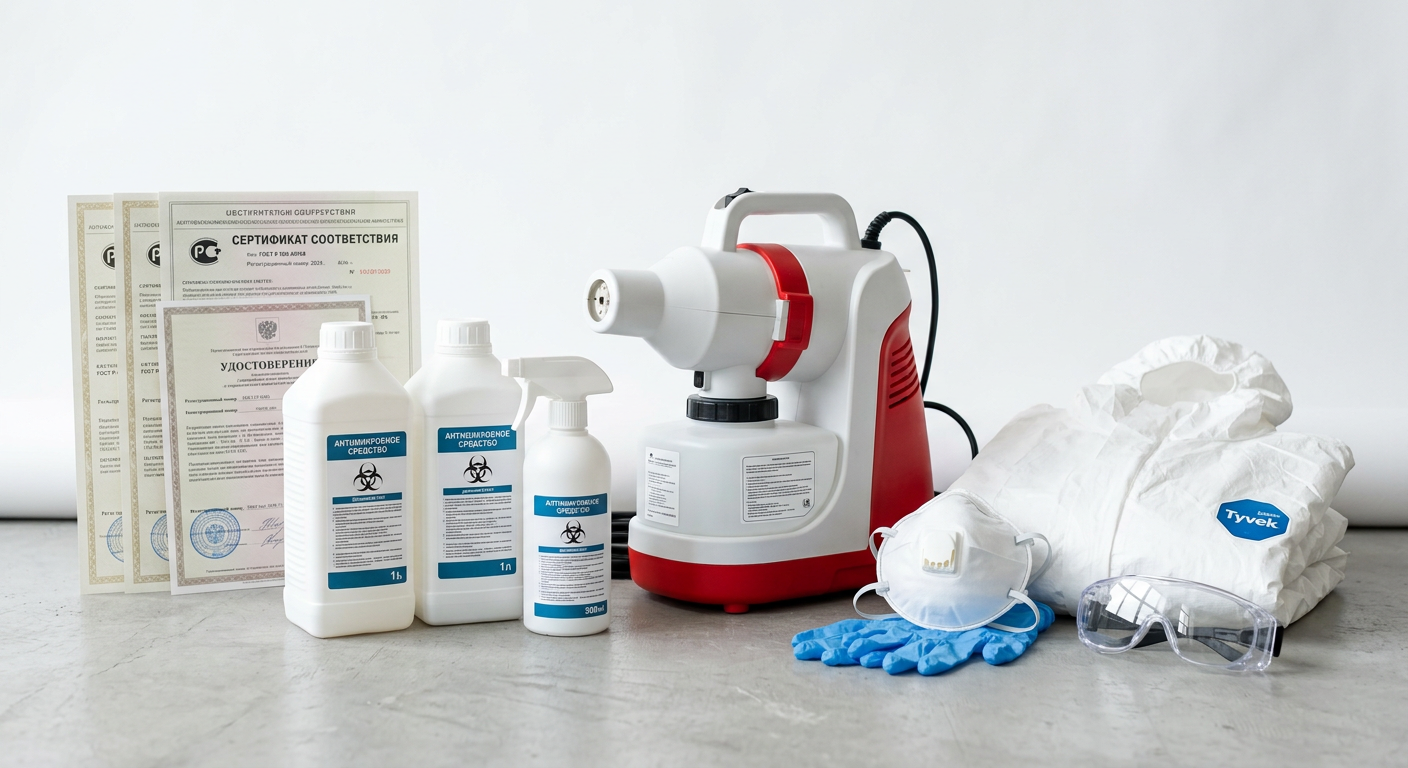 Дезинфекция — Сертифицированные дезинфектанты в Новосибирске