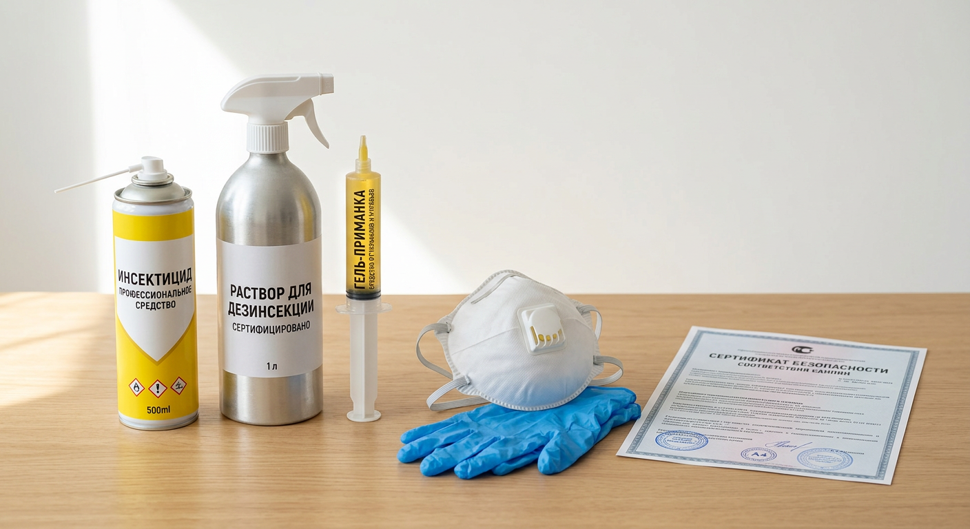 Дезинсекция — Сертифицированные препараты для дезинсекции в Новосибирске