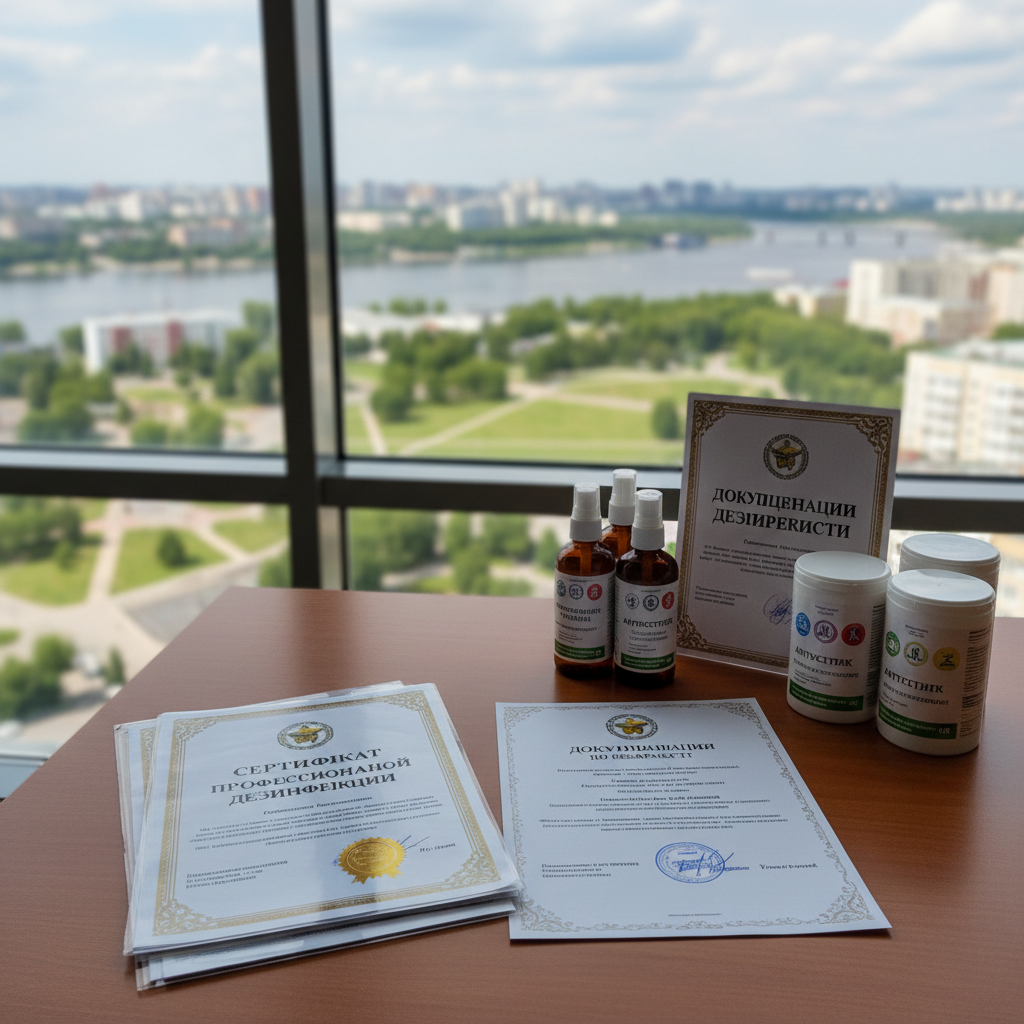 Дезинфекция — Сертифицированные средства дезинфекции