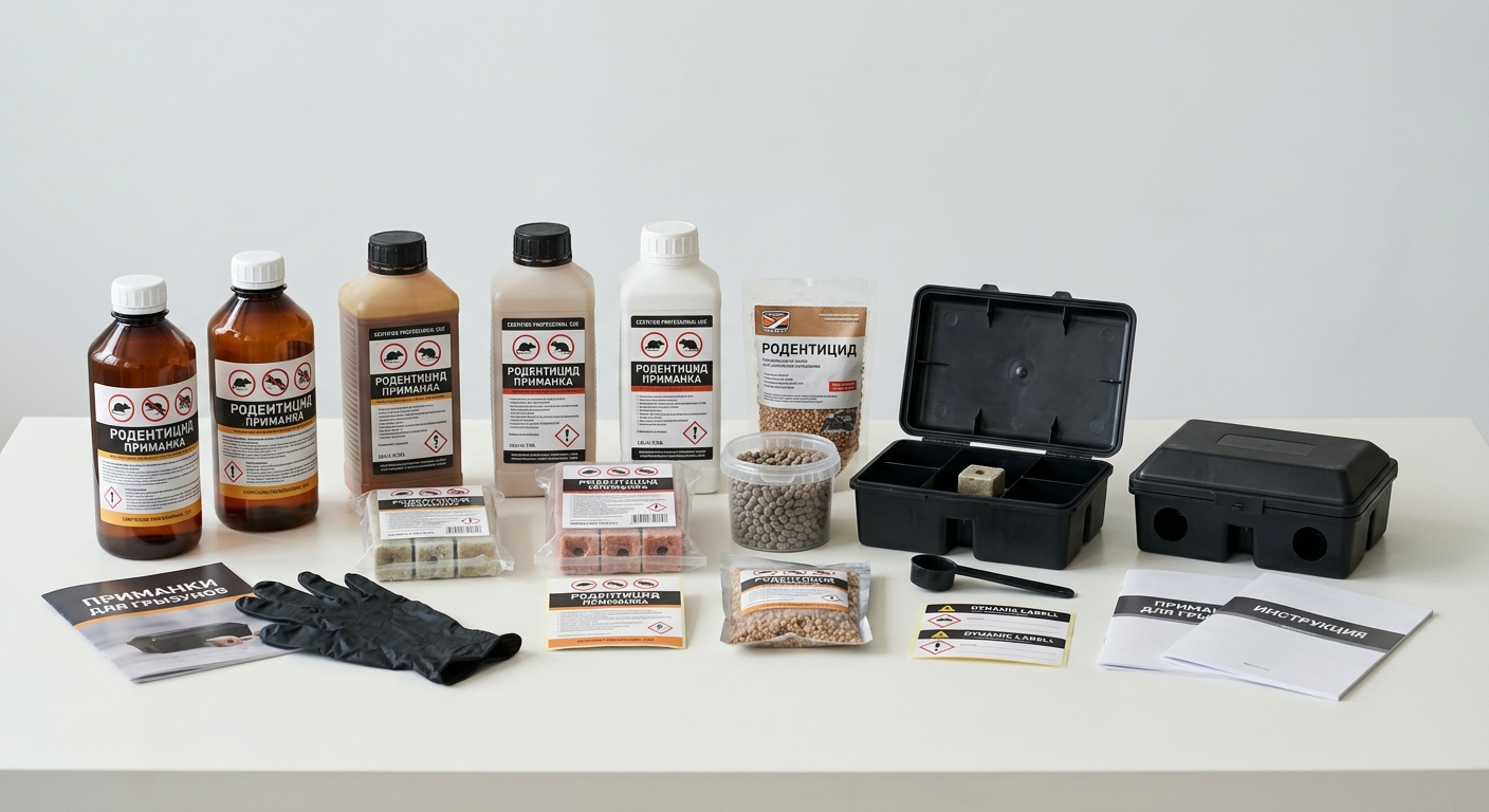 Дератизация — Сертифицированные препараты для дератизации